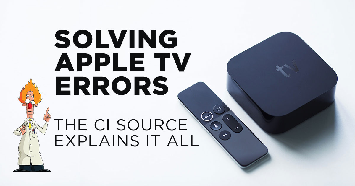 apple tv problem solving