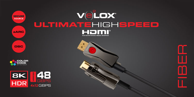 Ethereal Velox 8K Fiber Ultimate High Speed HDMI Cable (15 meters